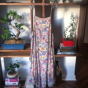 Spell Printed Midi Dress